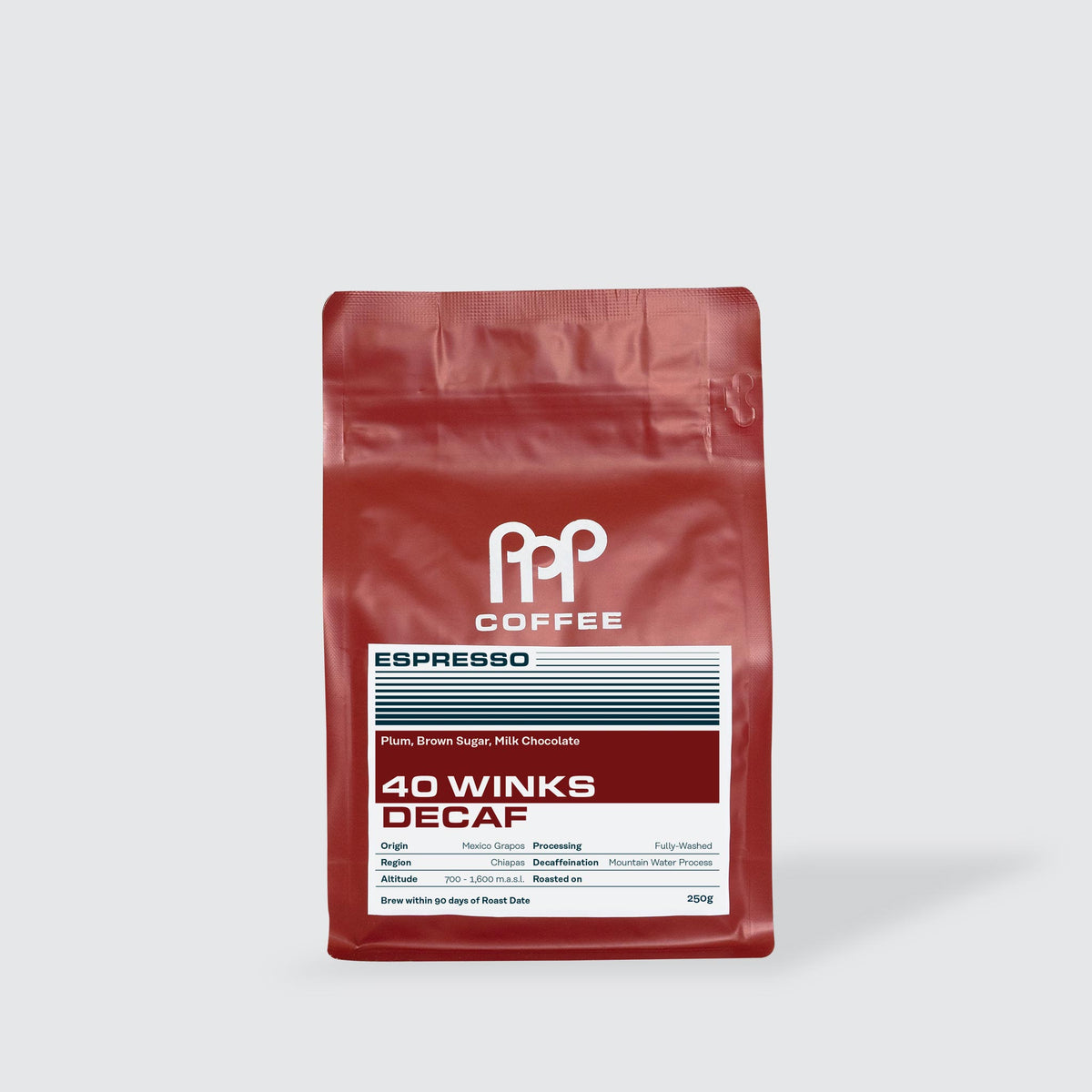 PPP Coffee 40 Winks Decaf